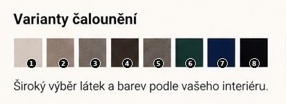 ELARA varianty čalounění