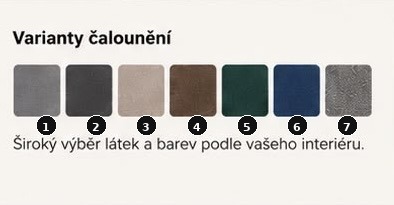 LUNA varianty čalounění