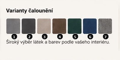 NORD varianty čalounění